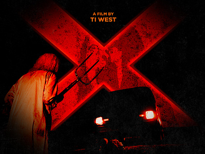 X dir. by Ti West alternativemovieposter animatedposter animation artdesign cinema design horror jennaortega keyart miagoth tiwest