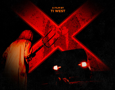 X dir. by Ti West alternativemovieposter animatedposter animation artdesign cinema design horror jennaortega keyart miagoth tiwest