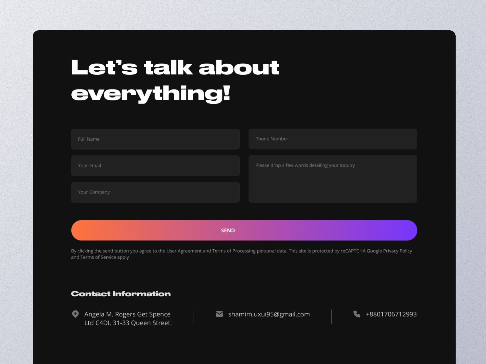 contact-form-page-design-ui-by-md-shamim-hossain-on-dribbble