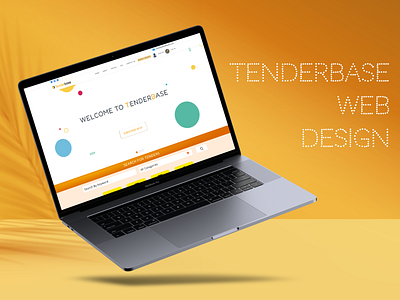 Tenderbase Web Design branding template ui web web design