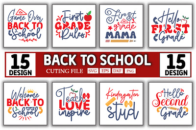 Back to School SVG Bundle school shirt for kids svg