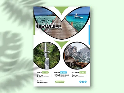 Premium flyer design for travel agencies adobe illustrator agency banner branding business design graphic design holiday illustration travel