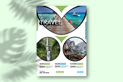 Premium flyer design for travel agencies adobe illustrator agency banner branding business design graphic design holiday illustration travel