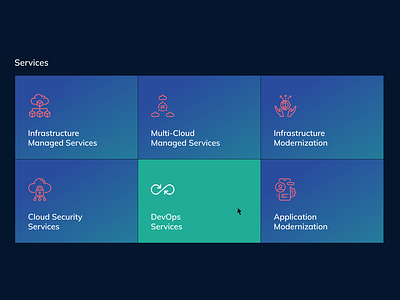 Services Blocks blue and green cloud services fahad fahaddesigns gradient blocks linear icons sections serces service blocks uiux user experience web design