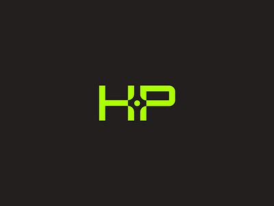 KP cross clean logo minimal symbol typography
