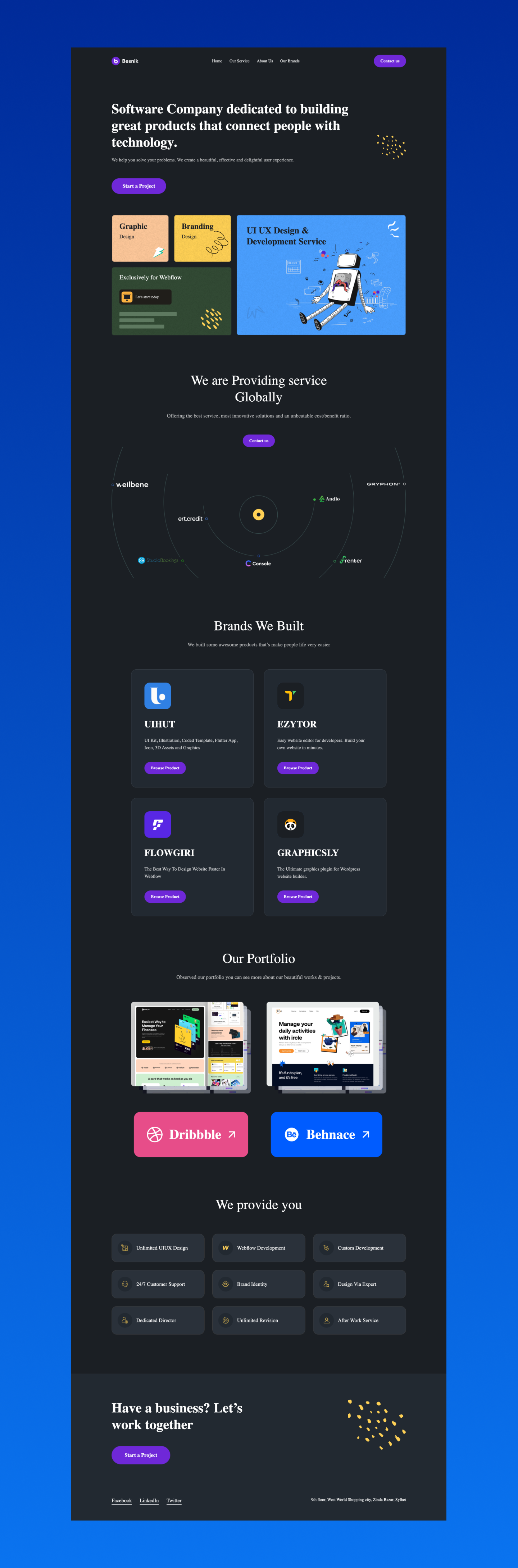 Landing page - Marketing agency figma ui uiux prototyping ux web design