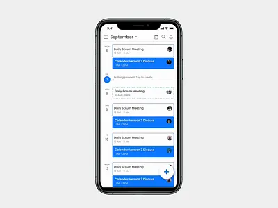 Create Event Interaction in Calendar App animation calendar app design mobile design ui user experience user interface ux uxui