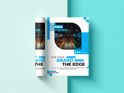 Premium flyer design for business conference adobe illustrator banner branding business conference creative design graphic design illustration logo