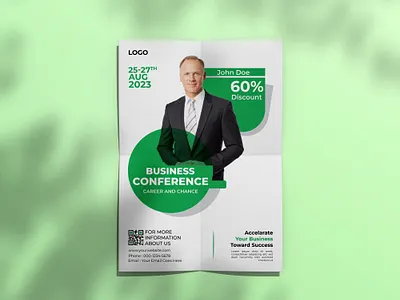 Modern flyer design for business conference adobe illustrator banner branding business conference creative design graphic design illustration logo