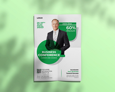 Modern flyer design for business conference adobe illustrator banner branding business conference creative design graphic design illustration logo