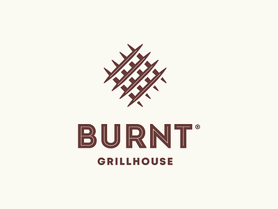 Burnt Grillhouse Logo meat lovers emblem