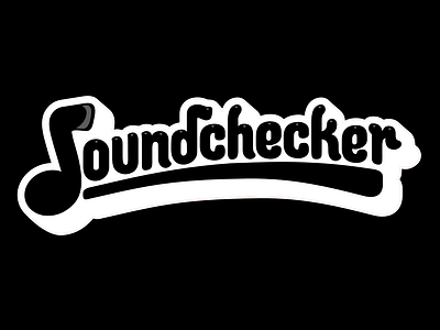 Soundchecker Logotype audio branding check concert dj filip gig komorowski logo logotipo logotype magic music producer sound sounddesign stage vector visual