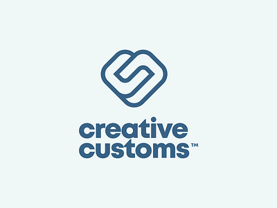 Creative Customs Logo artful design