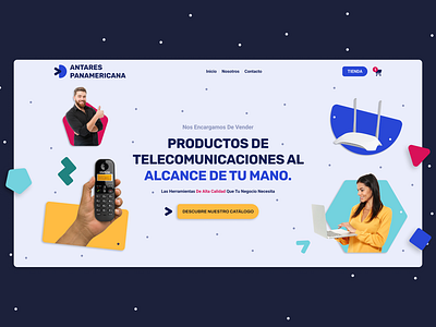 Antares Panamericana ui web design