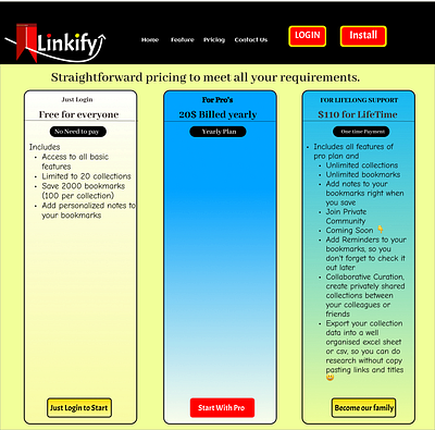 Bookmark Website Design ! Linkify branding graphic design logo ui