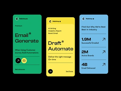 Social UI branding card ui color design graphic graphic design instagram mailchimp minimal product design social media social post story typography ui ui ux uidino uidino agency user experience ux