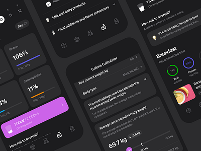 MomsLab - Fitness App app calories clean design fitness graphic gym heakth interface mobile training ui uidesign uitrends userexperience userinterface ux uxdesign webdesign workouts