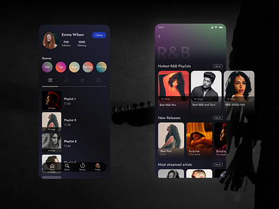 SPIN - UX/UI Case Study branding case study design music music app music case study spin ui ux