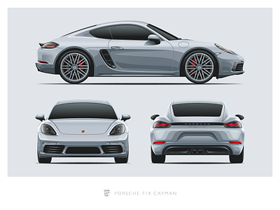 Poster Design- Porsche by Dave M on Dribbble