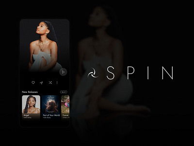 SPIN - UX/UI Case Study branding case study design music music app music case study spin ui ux