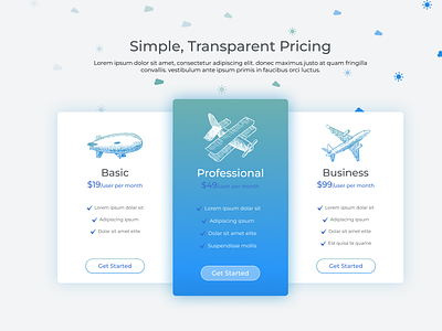 Pricing Animation after effect animation branding design graphic design illustration logo pricing pricing table typography ui ux vector web