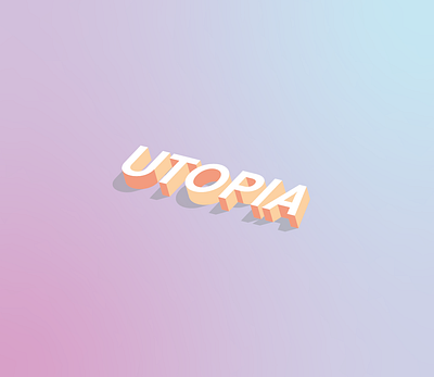 Utopia graphic design logo