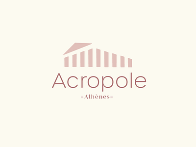Acropolis (Athens, Greece) acropole athens graphic design greece logo