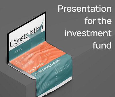Design presentation for the investment fund branding design design presentation landing page logo presentation ui uiux web design website веб дизайн