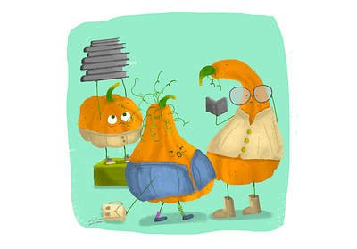pumpkins graphic design illustration pumpkins