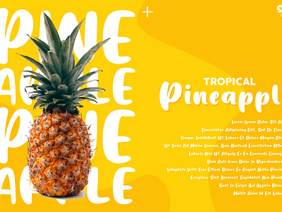 Pineapple design display font handlettering handwritten illustration inumocca lettering logo pineapple poster typeface typography vintage