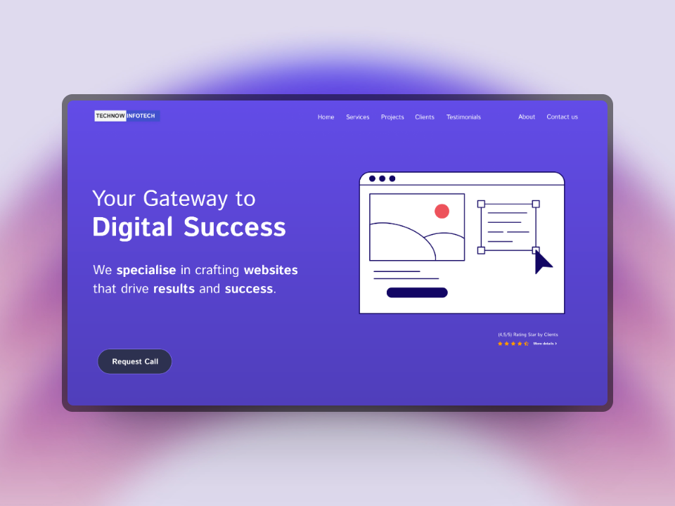 Digital Agency Landing Page design design agency figma landing page new web trends ui uiux web design website