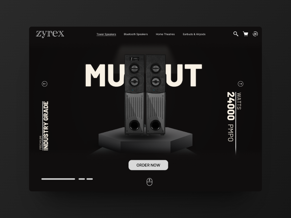 Zyrex Hero Section design figma hero section landing page ui ui design uiux web design website