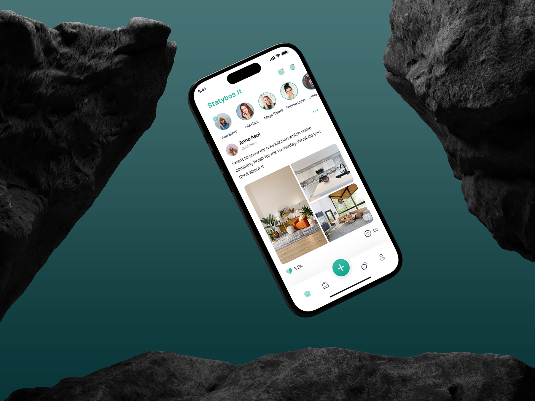 UI/UX for Social Network + E-commerce IOS Mobile App Home Repair add listing cart chatbot e commerce feed figma home app iosapp mobile app design mobile ui onboarding social network stories ui uiuxdesign ux