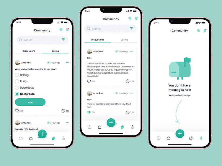 UI/UX for Social Network + E-commerce IOS Mobile App Home Repair by ...