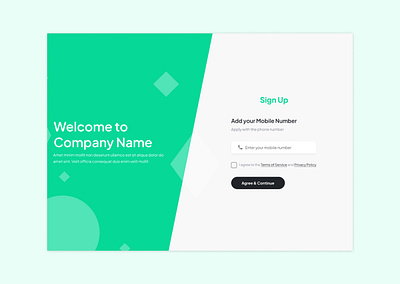 Login & Signup login signup uiux design web design login website login page