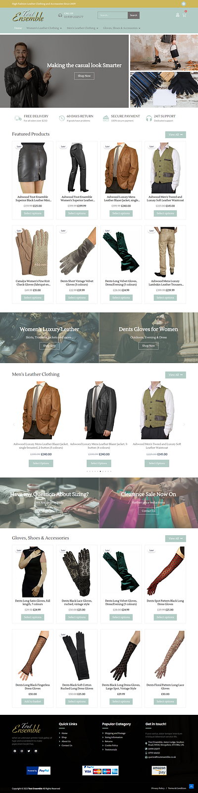 E-Commerce Poject in wordpress Website with woocommerce design elementor front end design webdesign website word wordpress