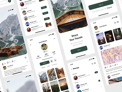 Beron. Share Your Travels app design inspiration mobile shareyourtravels travel travelapp travelcommunity ui