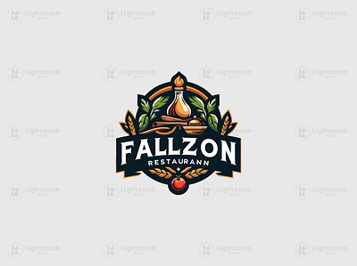 Professional Logo Design (Fallzon) brand identity brand logo branding business logo creative logo design graphic design illustration logo