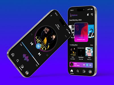 Music Player UI artistprofile creativeaudio creativedesign media player media player ui mobile mobile app design music app music app design musicdiscovery musicstreaming nowlistening playlistdesign product design songqueue tunesui ui ui design ux visualmusic