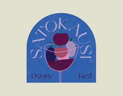 Douro graphic design illustration label design wine wine label