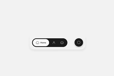 Tab Bar Interaction animation app dark theme data icons interactive interface microinteractions minimalistic mobile motion prototype switch ui uidesign uxui