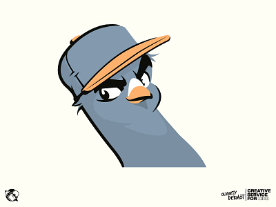 WIP..Pigeon character design graphics illustration pigeon t shirt design vector design