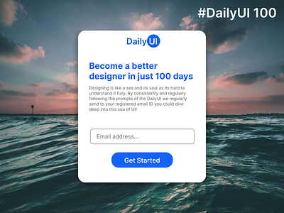 DailyUI 100 - Redesign DailyUI 3d branding graphic design logo motion graphics ui