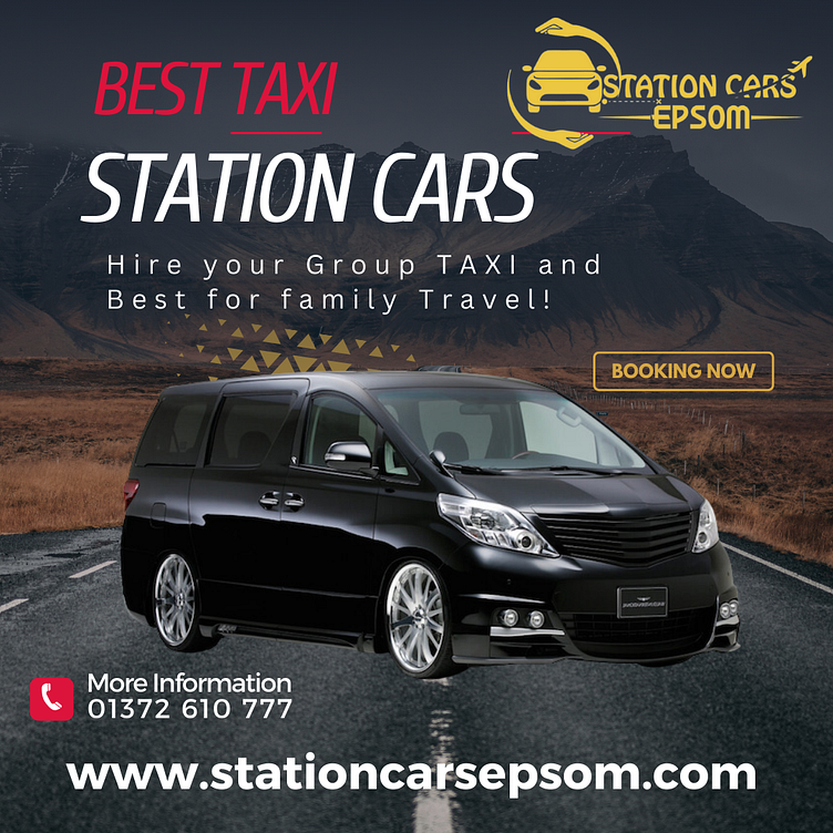 Station Cars Epsom by Taxi Service on Dribbble