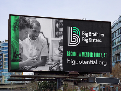 big brothers big sisters art direction branding graphic design marketing ooh advertising