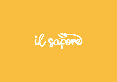 il sapore logo branding design food graphic design illustration italian logo pasta playfull
