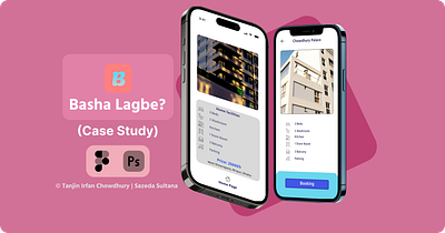 Basha Lagbe - Case Study app design home rental mobile app mobile app ui mobile ui property app property app design rent home ui ux