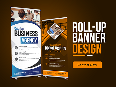 Rollup Banner & Signage Design banner design flyer graphic design print rollupbanner signage signage design signboard