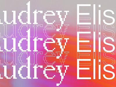 Audrey Elise design logo logotype minimal modern simple wordmark