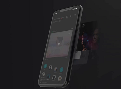Futuristic UI/UX Concept adobe adobe xd animation app concept design futuristic music photoshop prototype ui uiux visualdesign